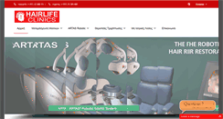 Desktop Screenshot of hairlifeclinics.com